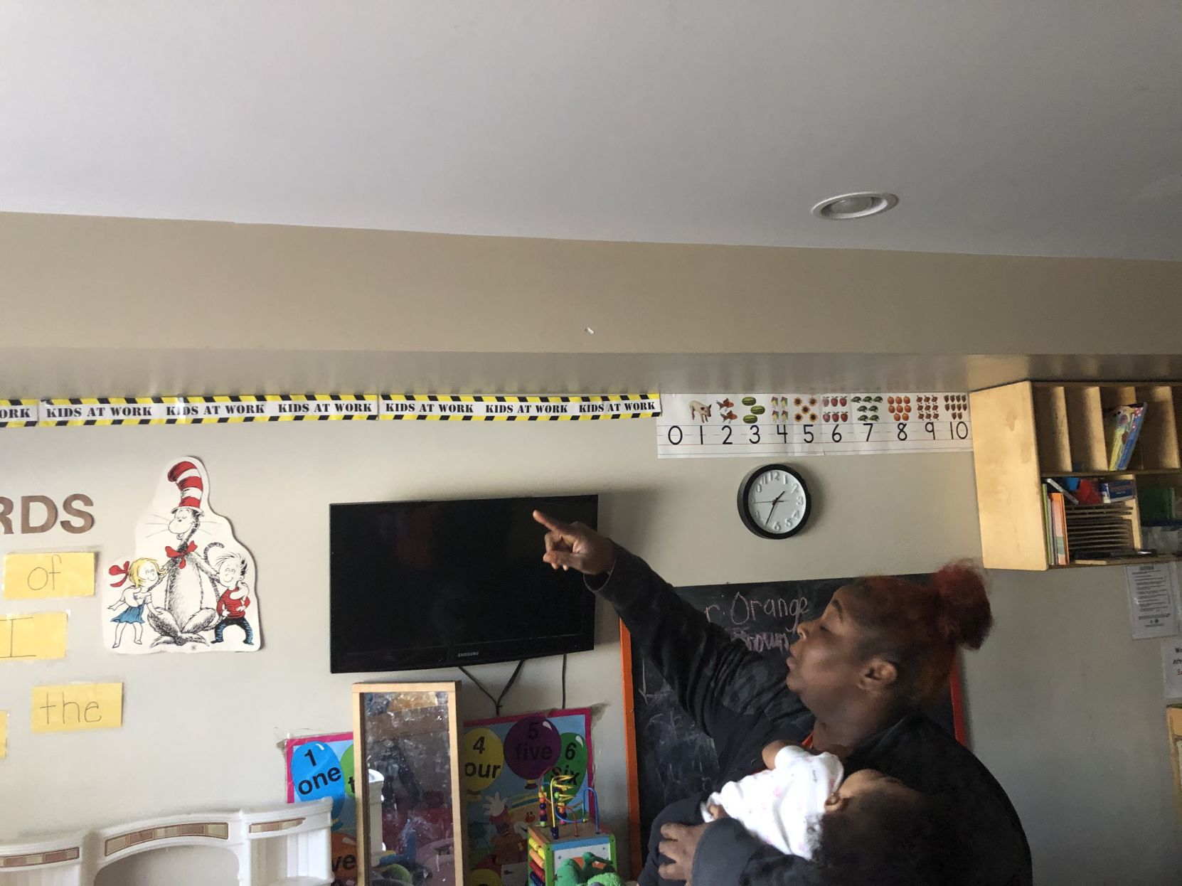 Stray bullet hits daycare center